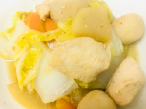 鶏胸肉と野菜の煮物〜柚子胡椒風味〜